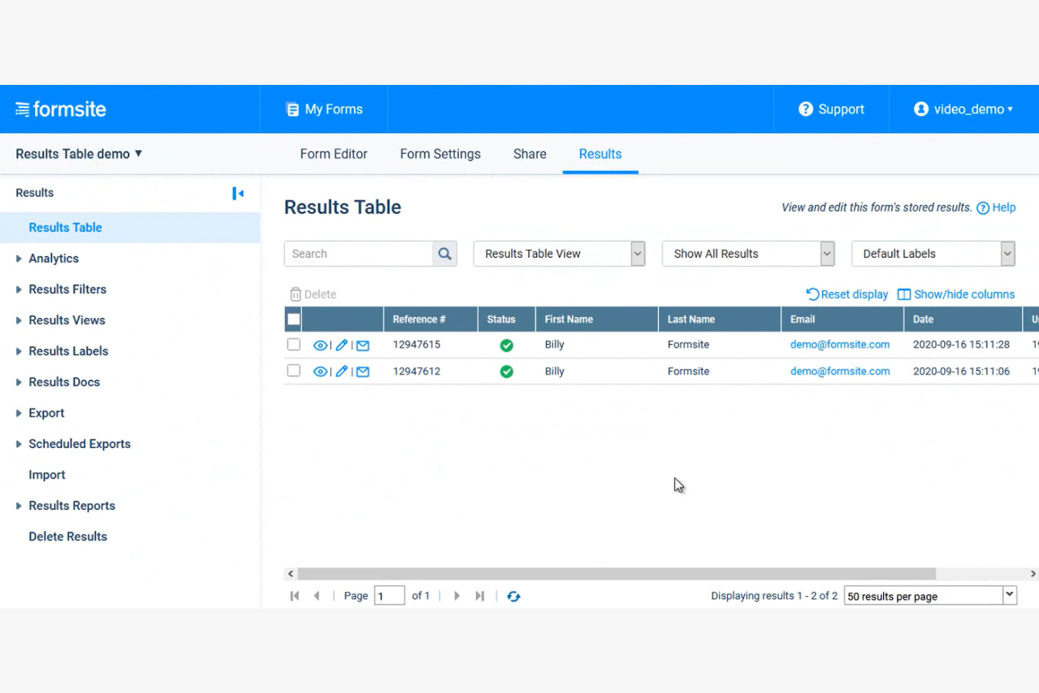 Formsite screenshot - 10 migliori alternative a Wufoo recensite nel 2026