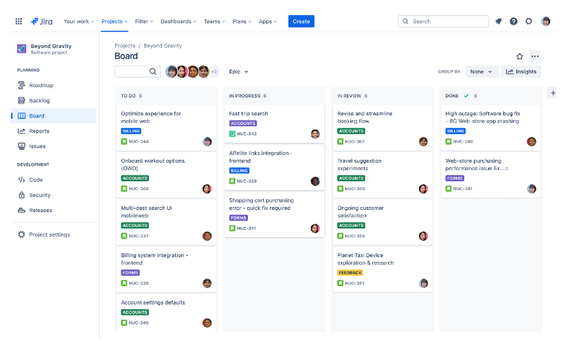Jira screenshot - Die 10 besten Height.app-Alternativen im Test 2026