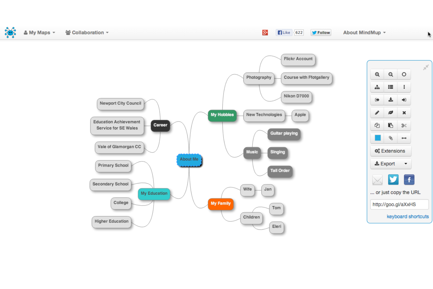 MindMup screenshot - 10 bedste alternative værktøjer til MindMeister til brainstorming i 2026
