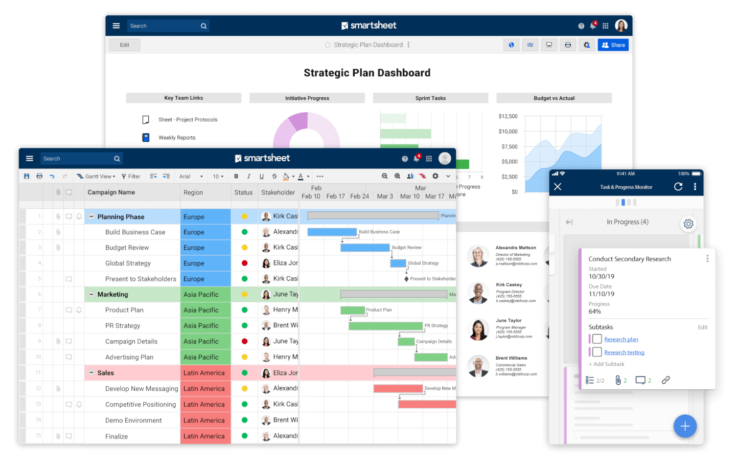 Smartsheet screenshot - 20 Best Agile Project Management Software Reviewed For 2026