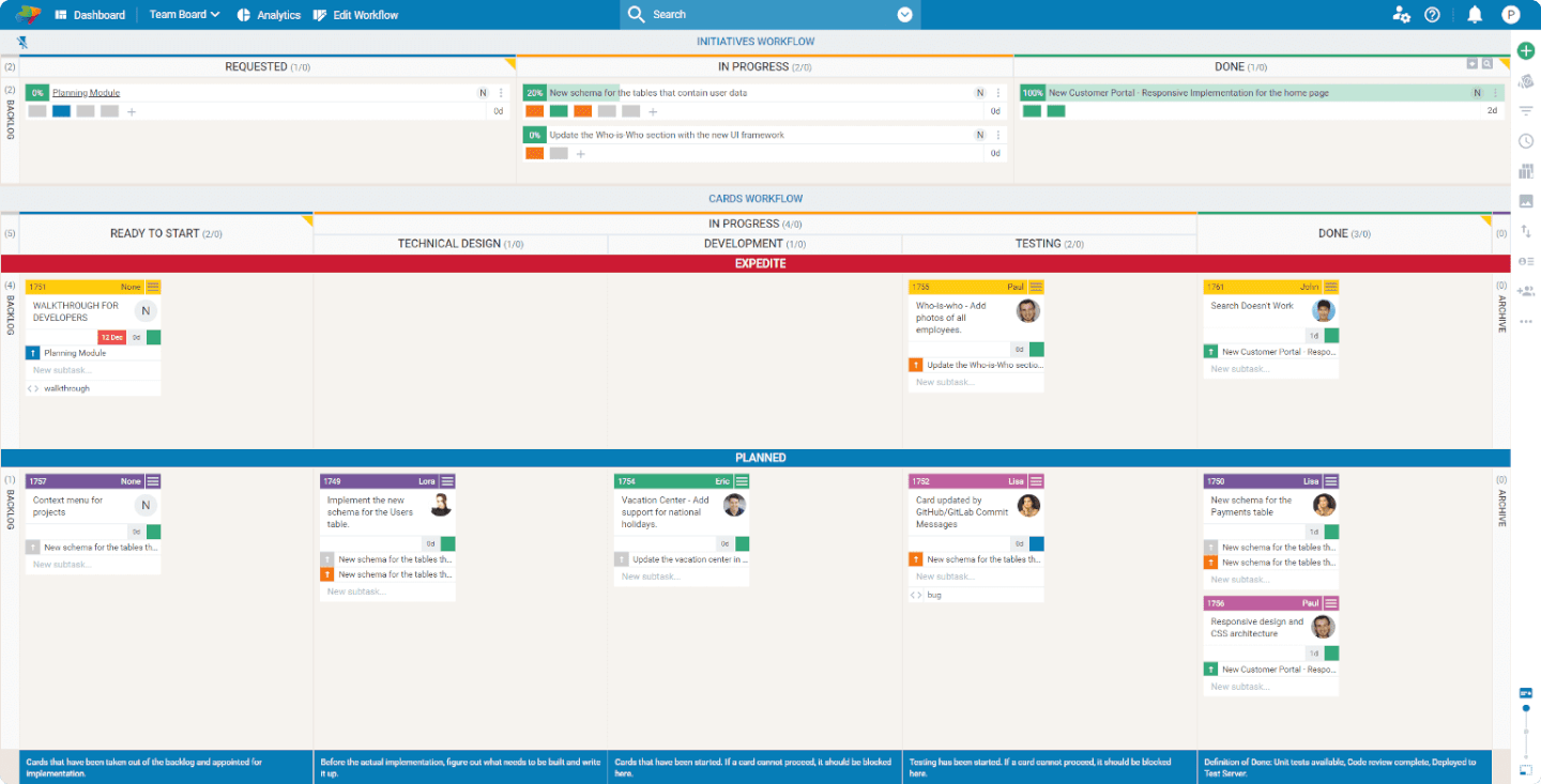 Businessmap screenshot - 20 Best Kanban Software To Reduce Lead Times in 2026