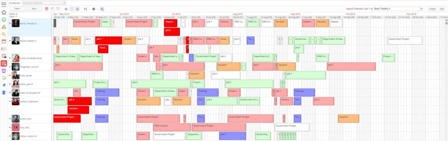 Retain screenshot - Meilleurs outils logiciels de planification des ressources de 2026