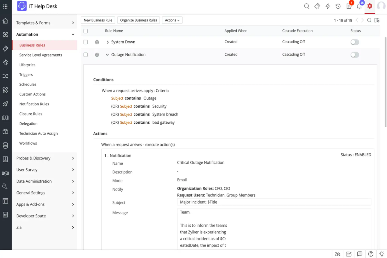 ManageEngine ServiceDesk Plus screenshot - 40 Best Help Desk Software For Amazing Service In 2026