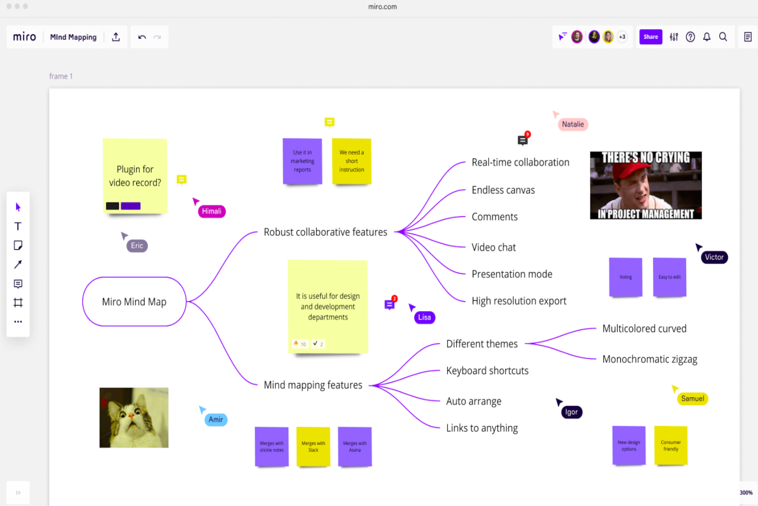 Miro screenshot - 10 Best Project Planning Tools for Teams in 2026