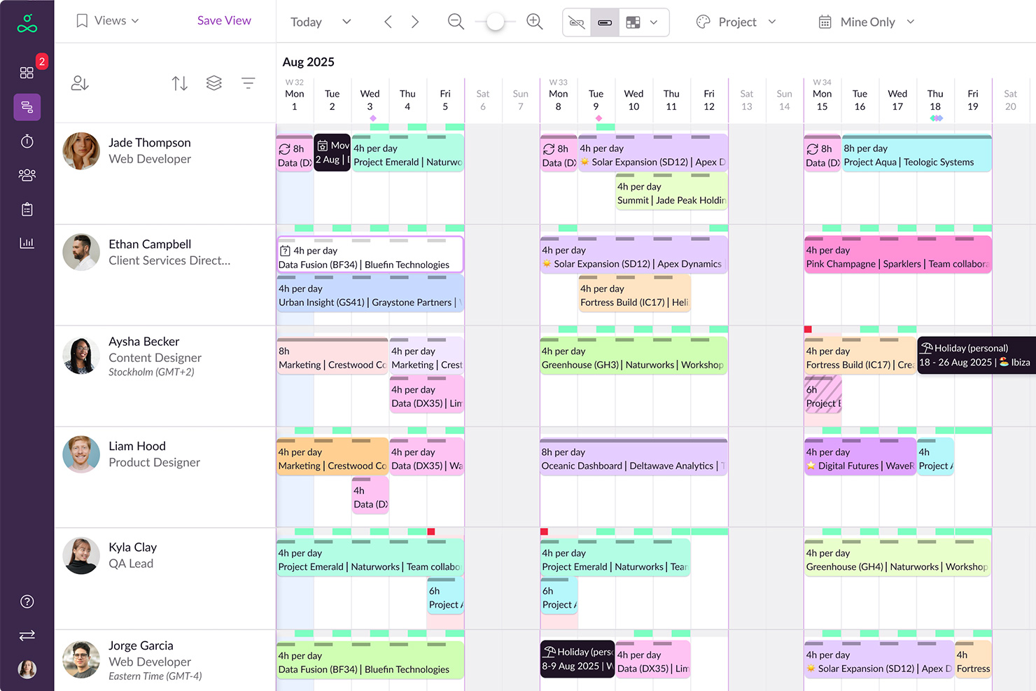 Resource Guru screenshot - 40 Best Project Management Software Picked For 2025