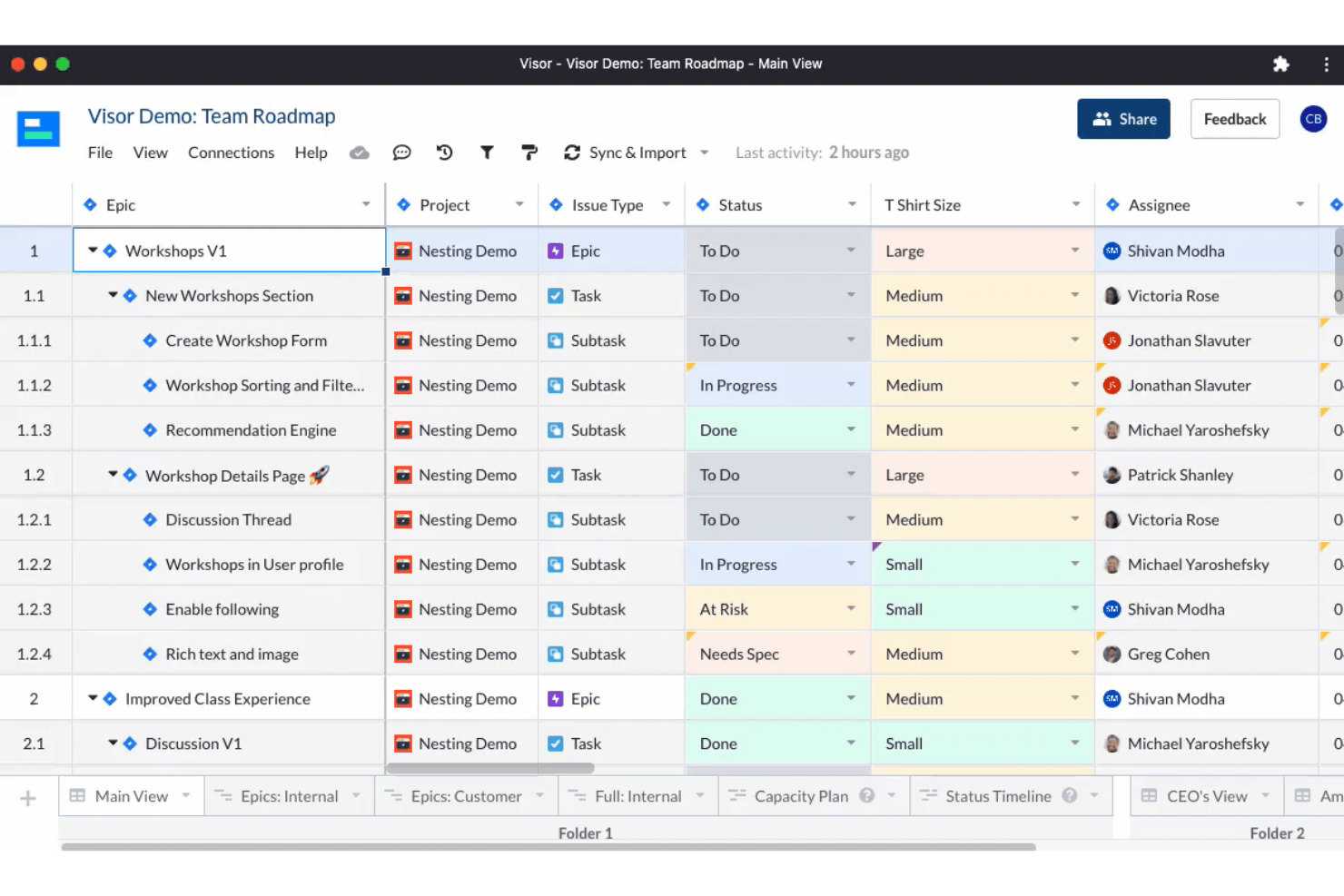 Visor screenshot - 10 Best Scrum Tools Reviewed And Compared For 2024