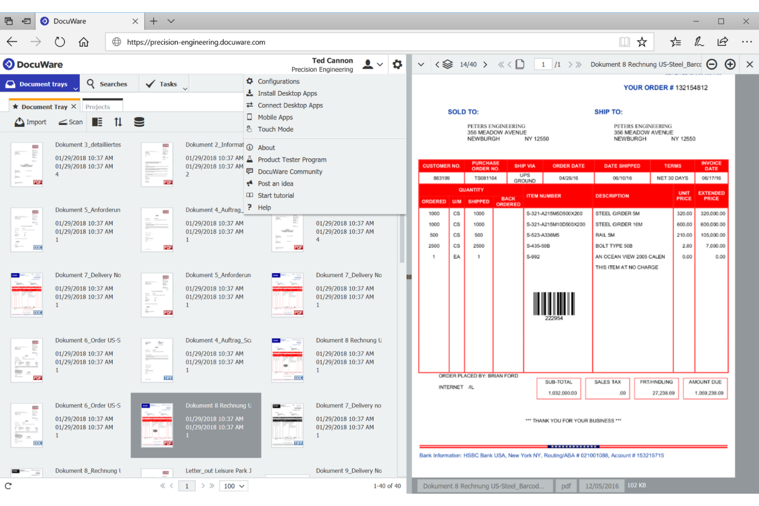 10 Best Enterprise Document Management Systems For 2024 The Digital   Web App Library Categories Providers Screenshots 001 093 140 Pub Docuware Screenshot 1694660339 