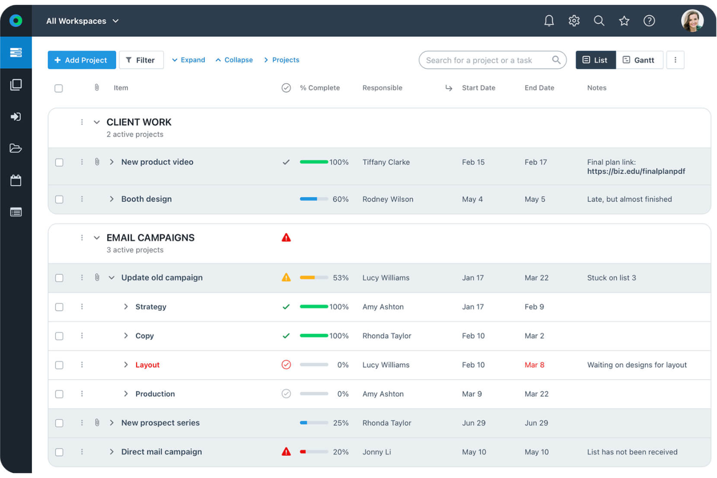 Workzone screenshot - 40 Best Task Management Software Reviewed For 2026