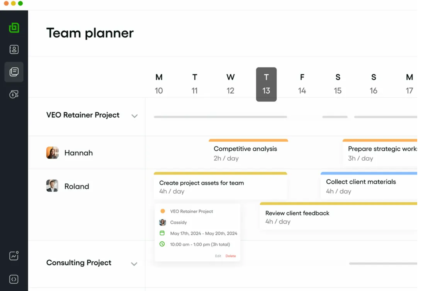 Bonsai Agency Software screenshot - 20 Best Resource Management Software For Small Teams 2026