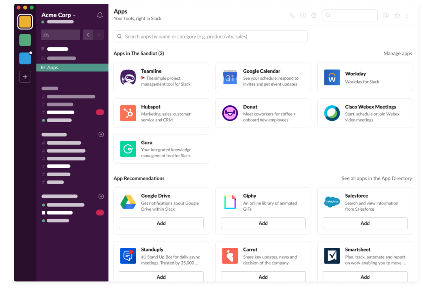Slack screenshot - 20 Best Teamwork Alternatives Reviewed in 2026