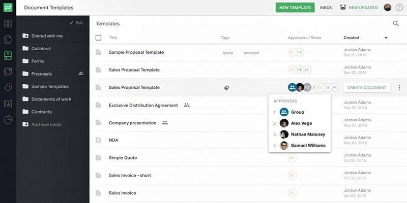 PandaDoc screenshot - Die 20 besten RFP-Software-Lösungen im Test 2026