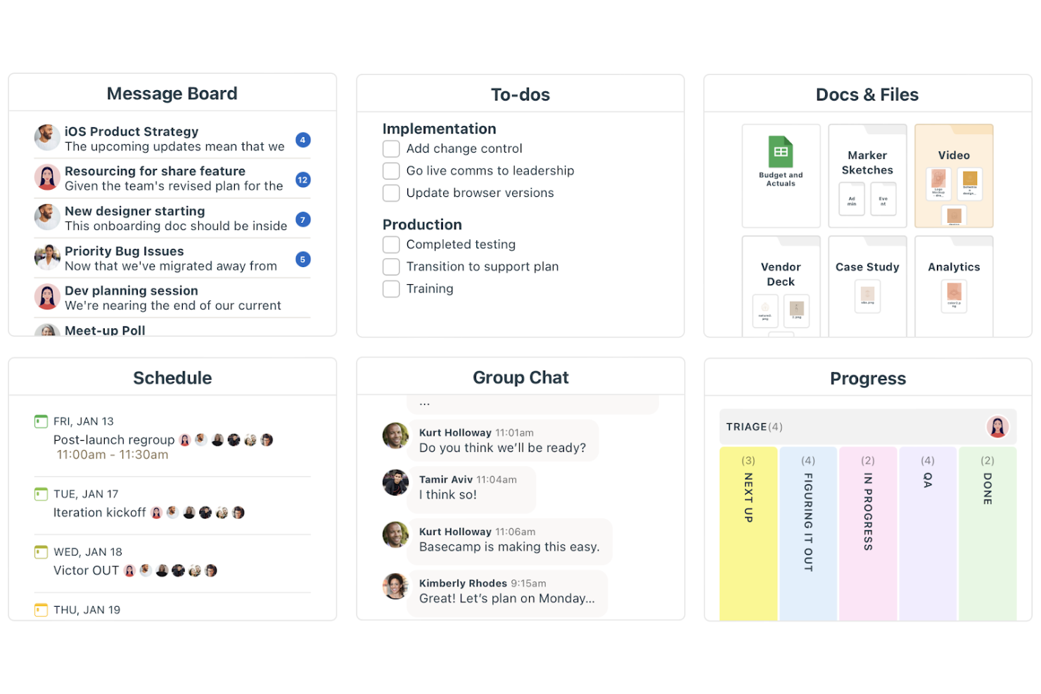Basecamp screenshot - 20 Best Secure Collaboration Tools Reviewed 2026