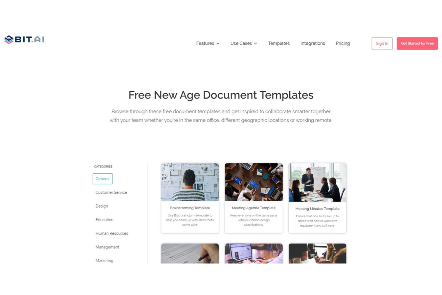 Bit.ai screenshot - 19 Best Note Taking Apps for Boosting Productivity in 2025