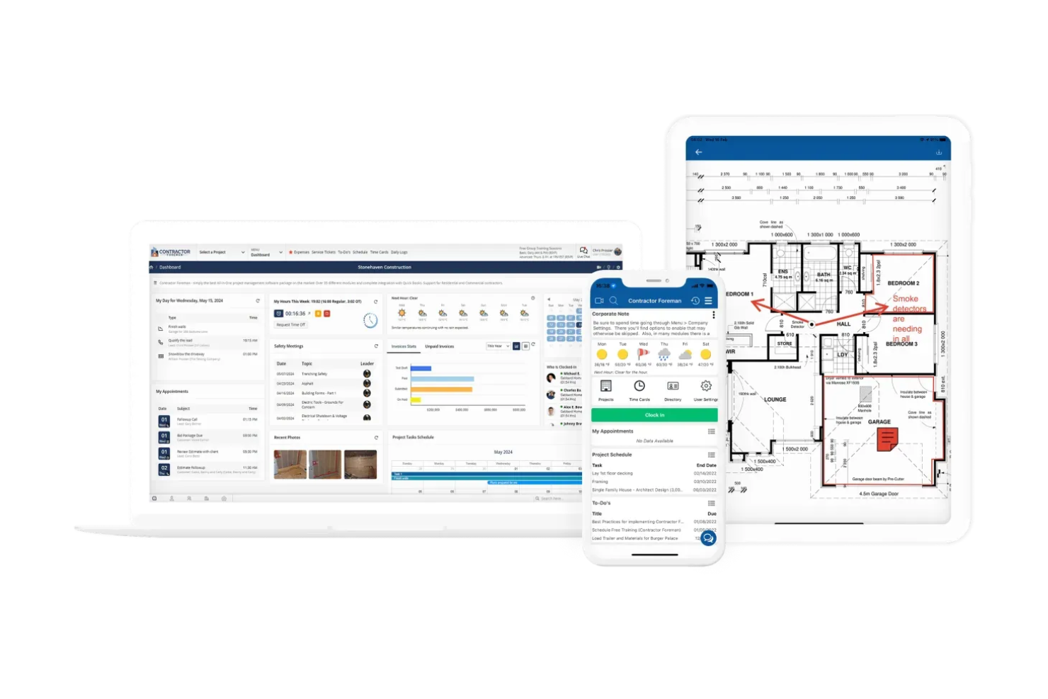 Contractor Foreman screenshot - 19 Best Restoration Project Management Software For 2026