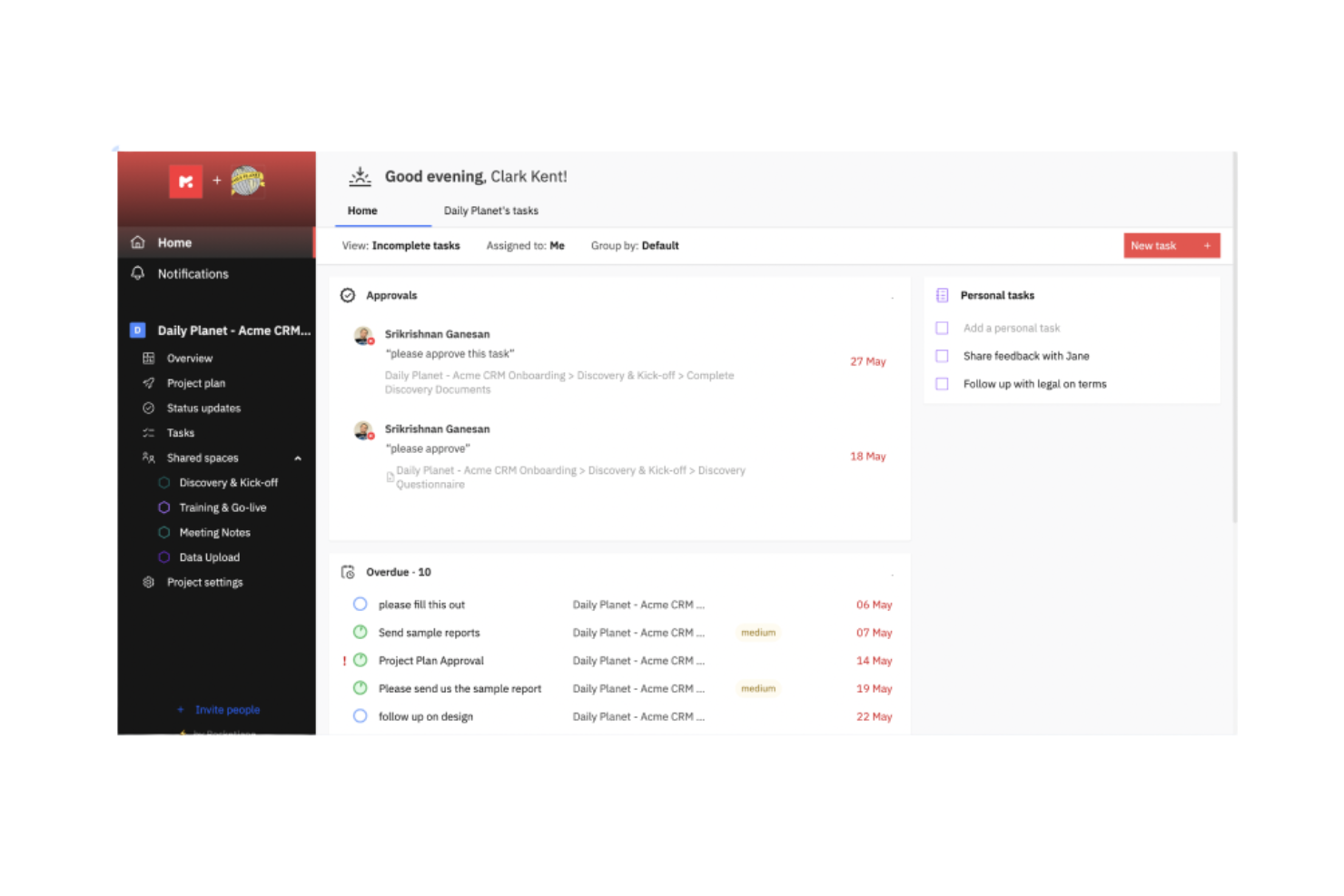 Rocketlane screenshot - 11 Best AI Agency Management System Reviewed in 2026