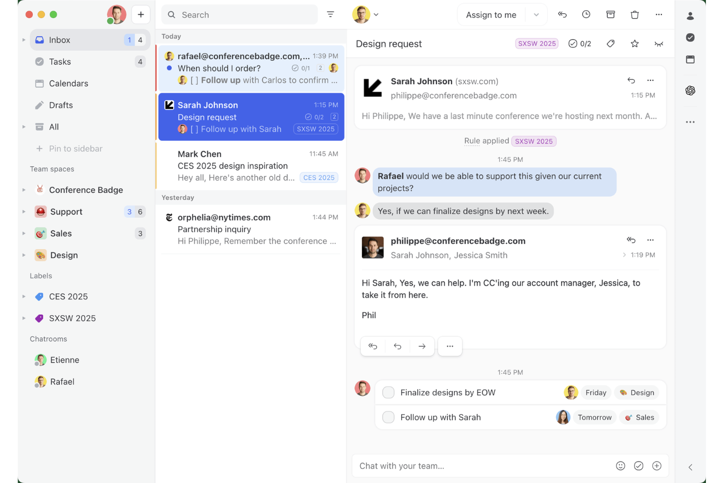 Missive screenshot - 20 Best Email-Integrated Project Management Software 2025