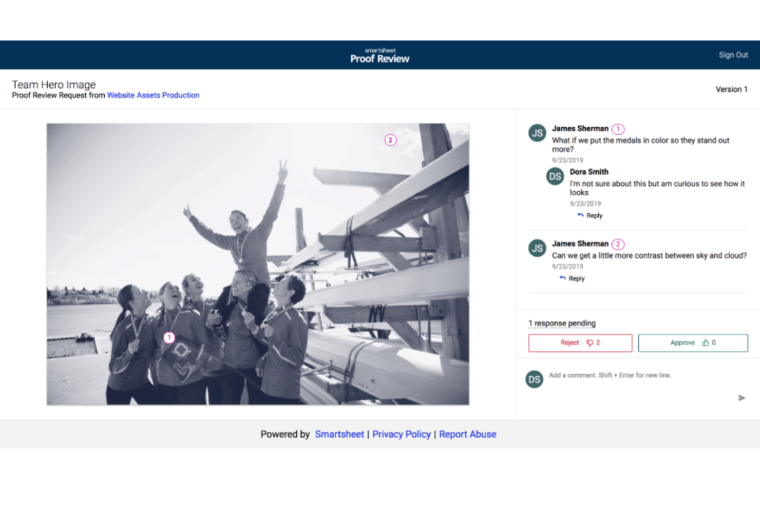 Smartsheet screenshot - 20 Best Real-Time Collaboration Tools Reviewed in 2026