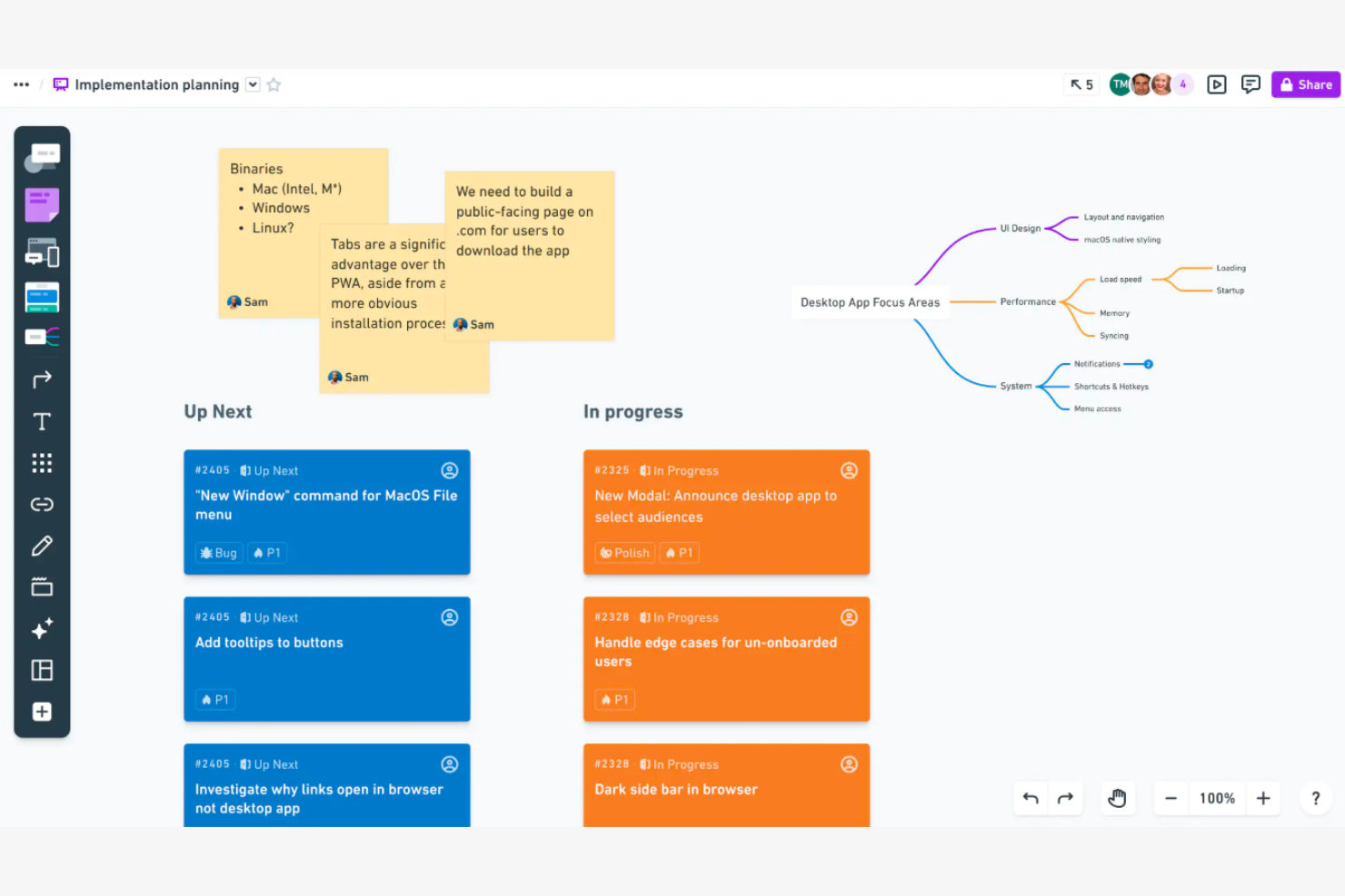Whimsical screenshot - 14 Best AI Mind Mapping Tools Reviewed in 2026