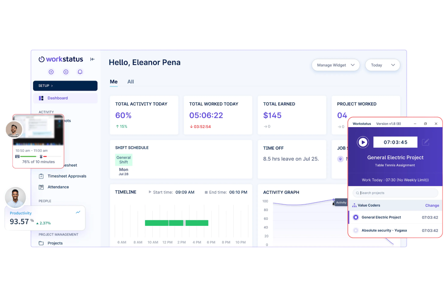 Workstatus screenshot - 25 Best Time Doctor Alternatives Reviewed in 2026