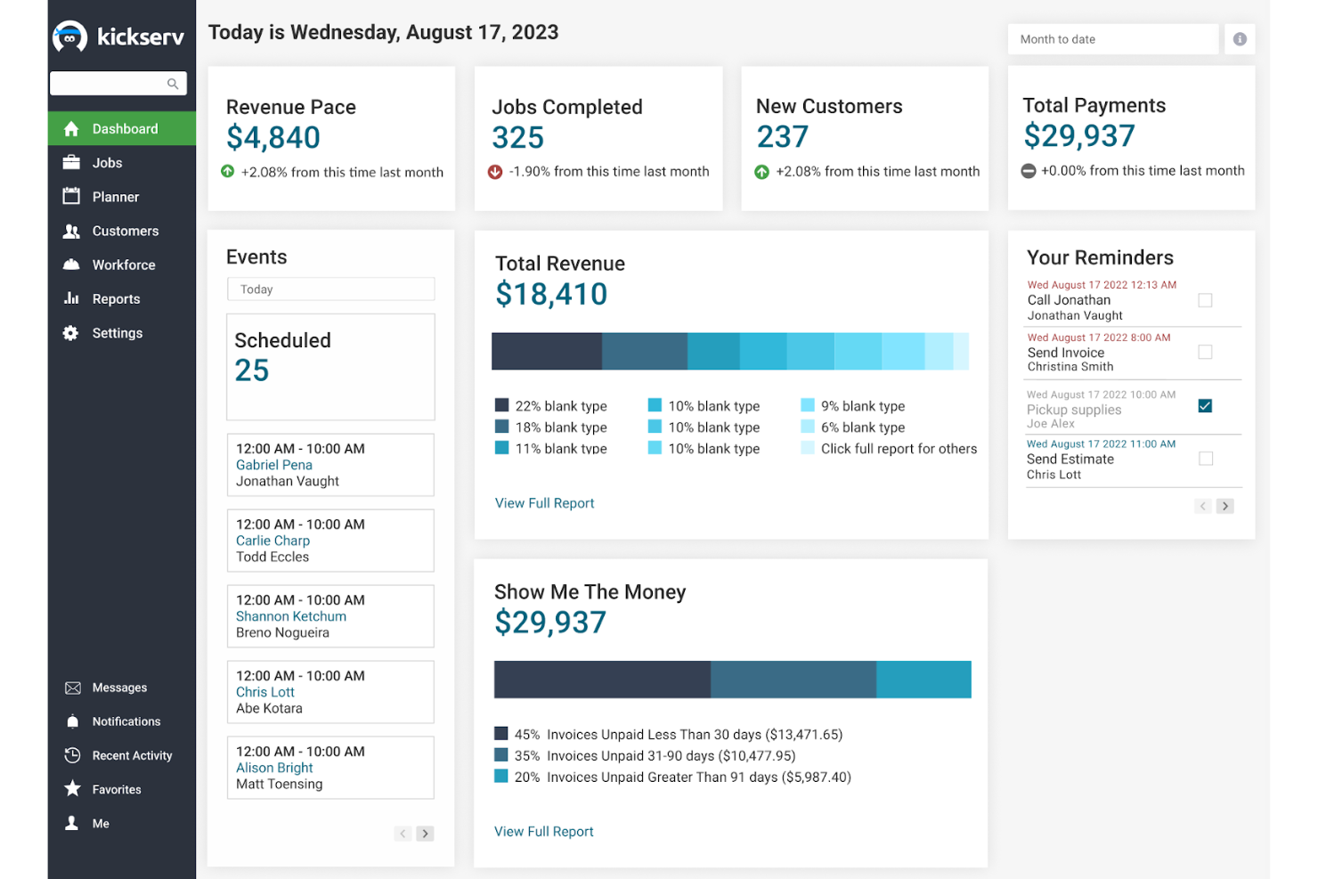 Kickserv screenshot - 21 Best Jobber Alternatives Reviewed in 2026