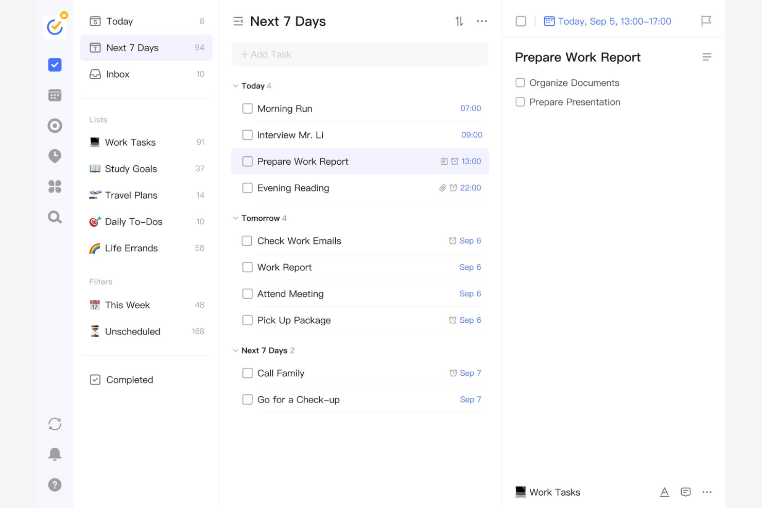 TickTick screenshot - 18 Best Daily Planner Apps Reviewed in 2026