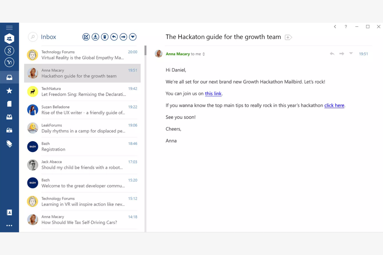 Mailbird screenshot - 17 Best Email Apps Reviewed in 2026