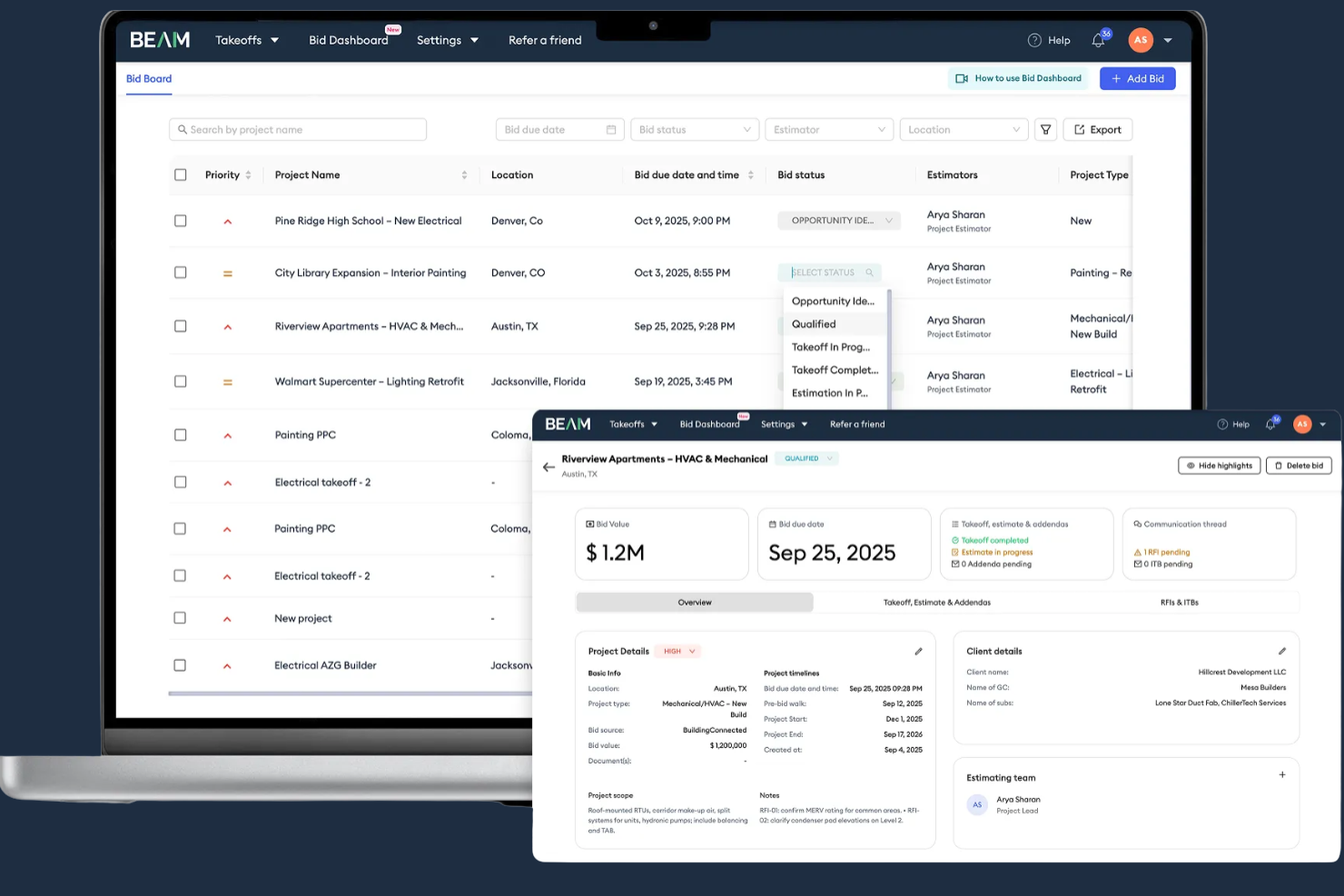 Beam AI screenshot - 17 Best HVAC Estimating Software Reviewed in 2026