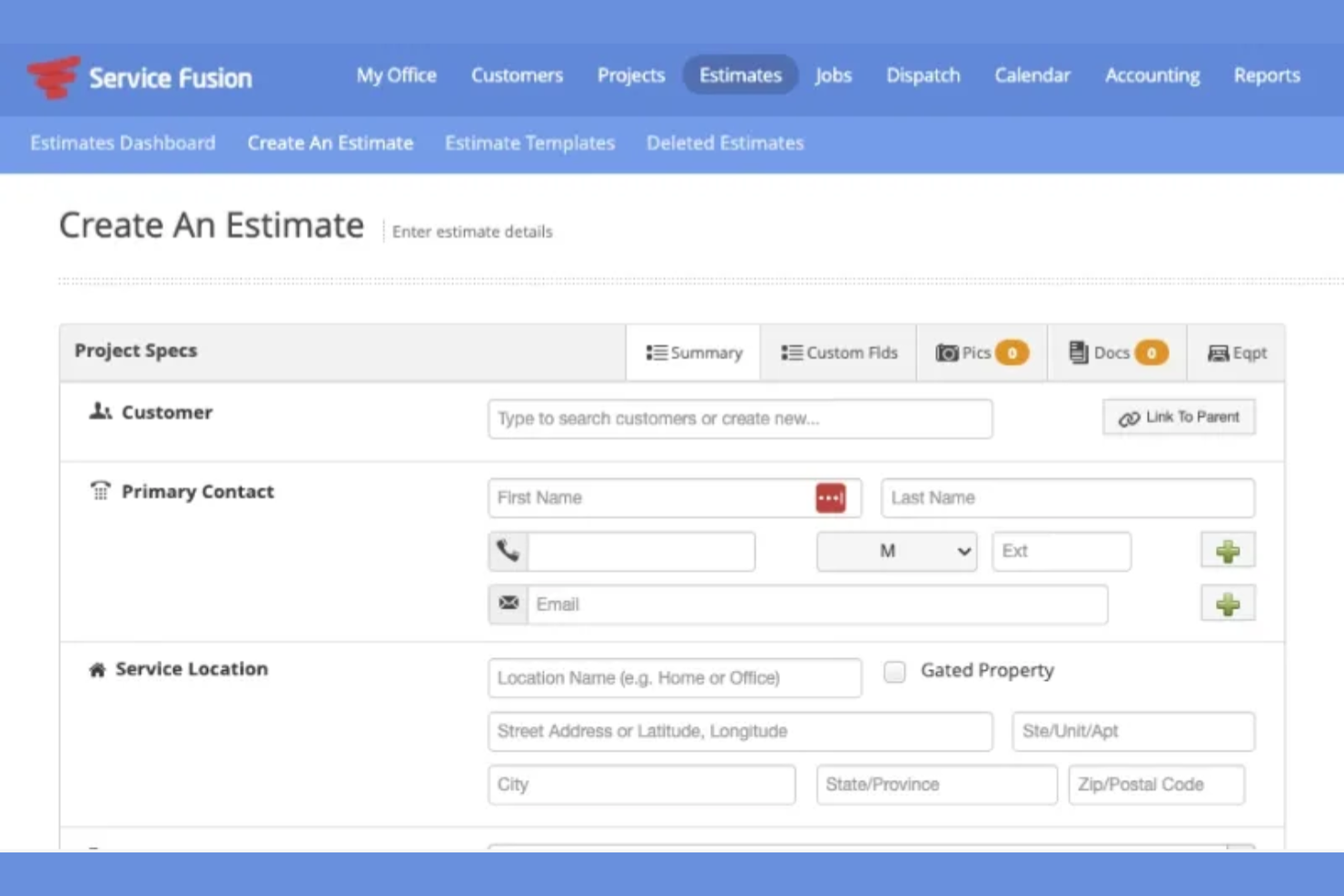 Service Fusion screenshot - 17 Best HVAC Estimating Software Reviewed in 2026
