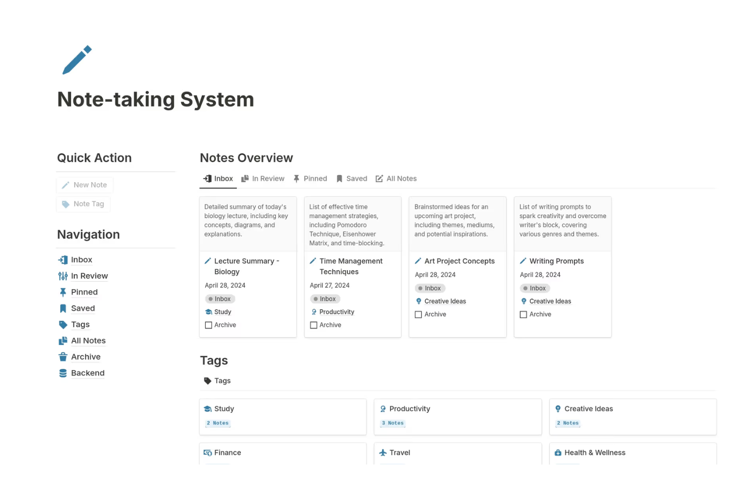 Notion screenshot - 16 Best Obsidian Alternatives Reviewed in 2026