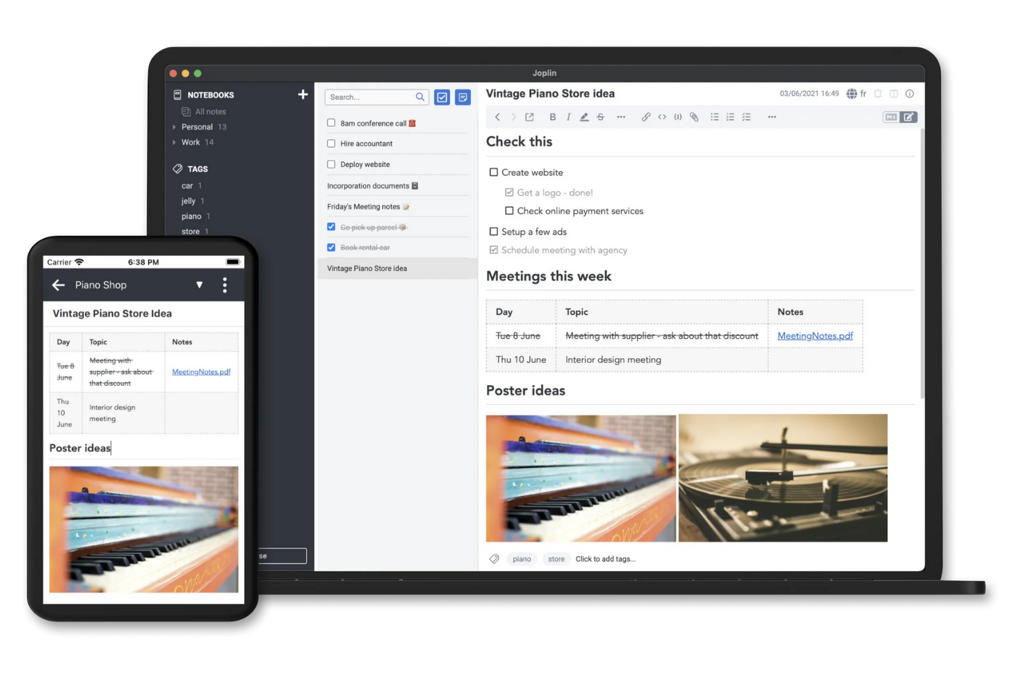 Joplin screenshot - 16 Best Obsidian Alternatives Reviewed in 2026
