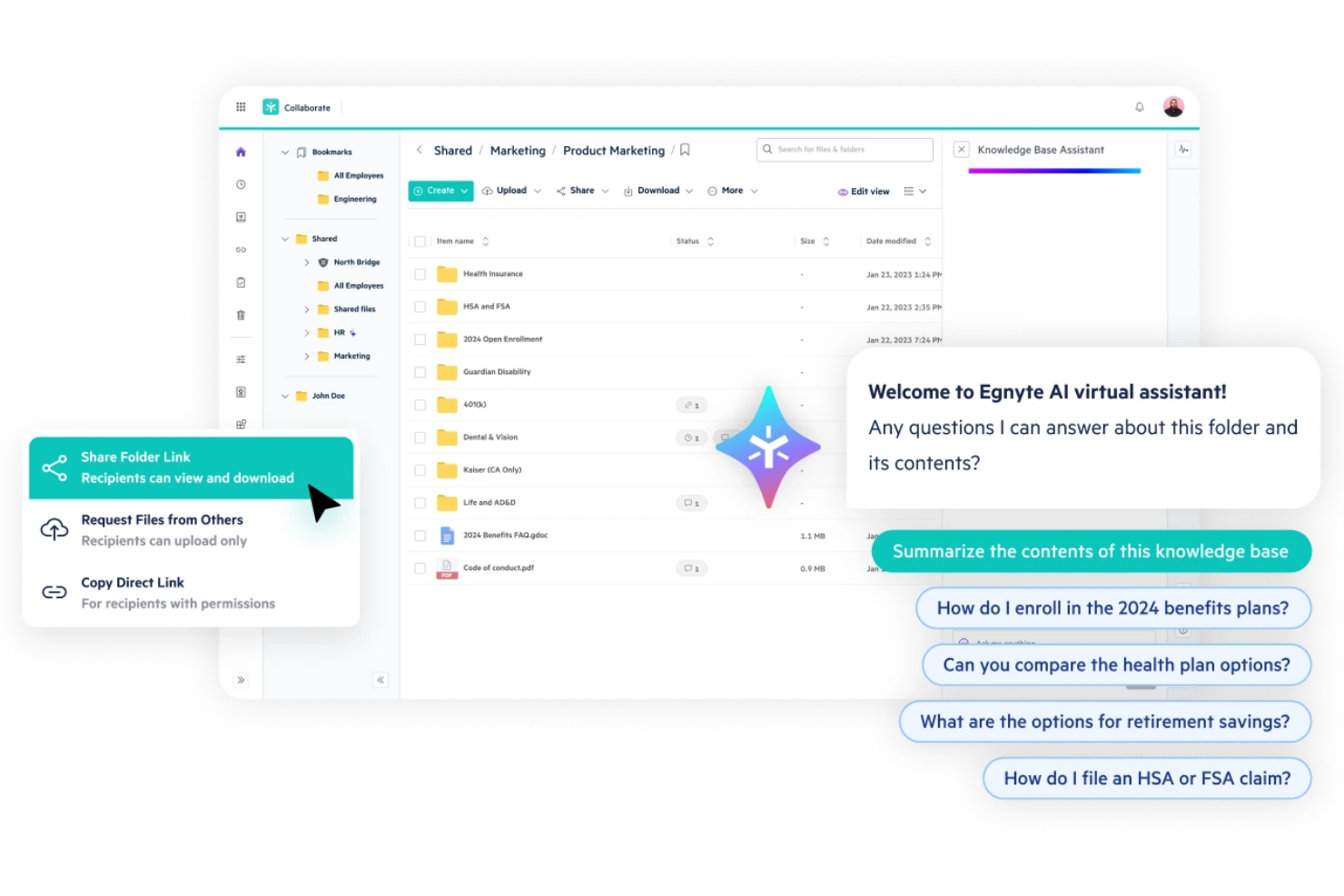 Egnyte screenshot - 14 Content Collaboration Platforms for 2026