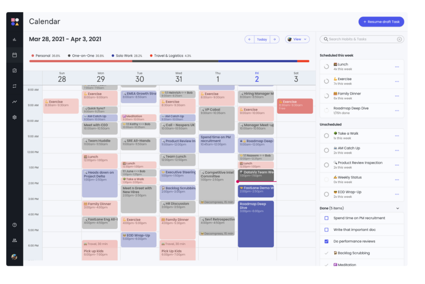 Reclaim screenshot - 14 Content Collaboration Platforms for 2026