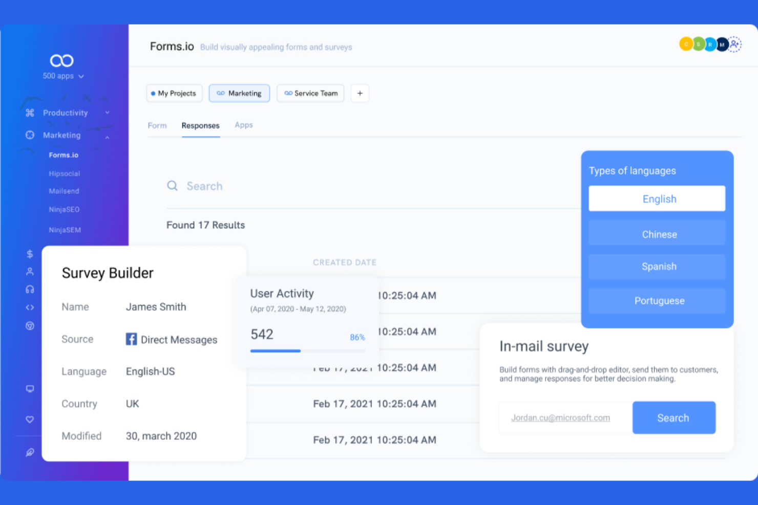 forms.app screenshot - 23 Best Google Forms Alternatives for 2026