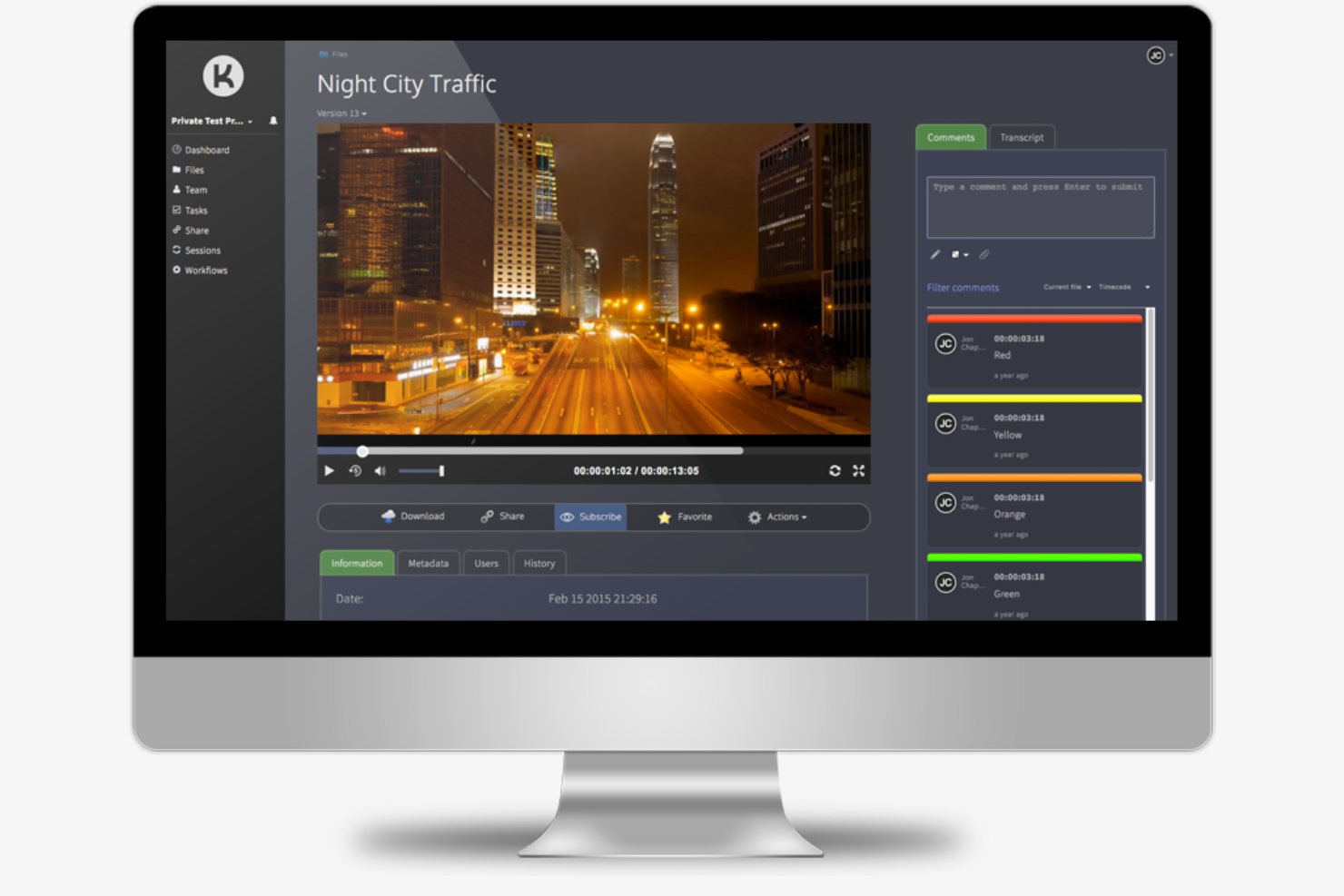 Kollaborate screenshot - 20 Best Frame.io Alternatives for 2026