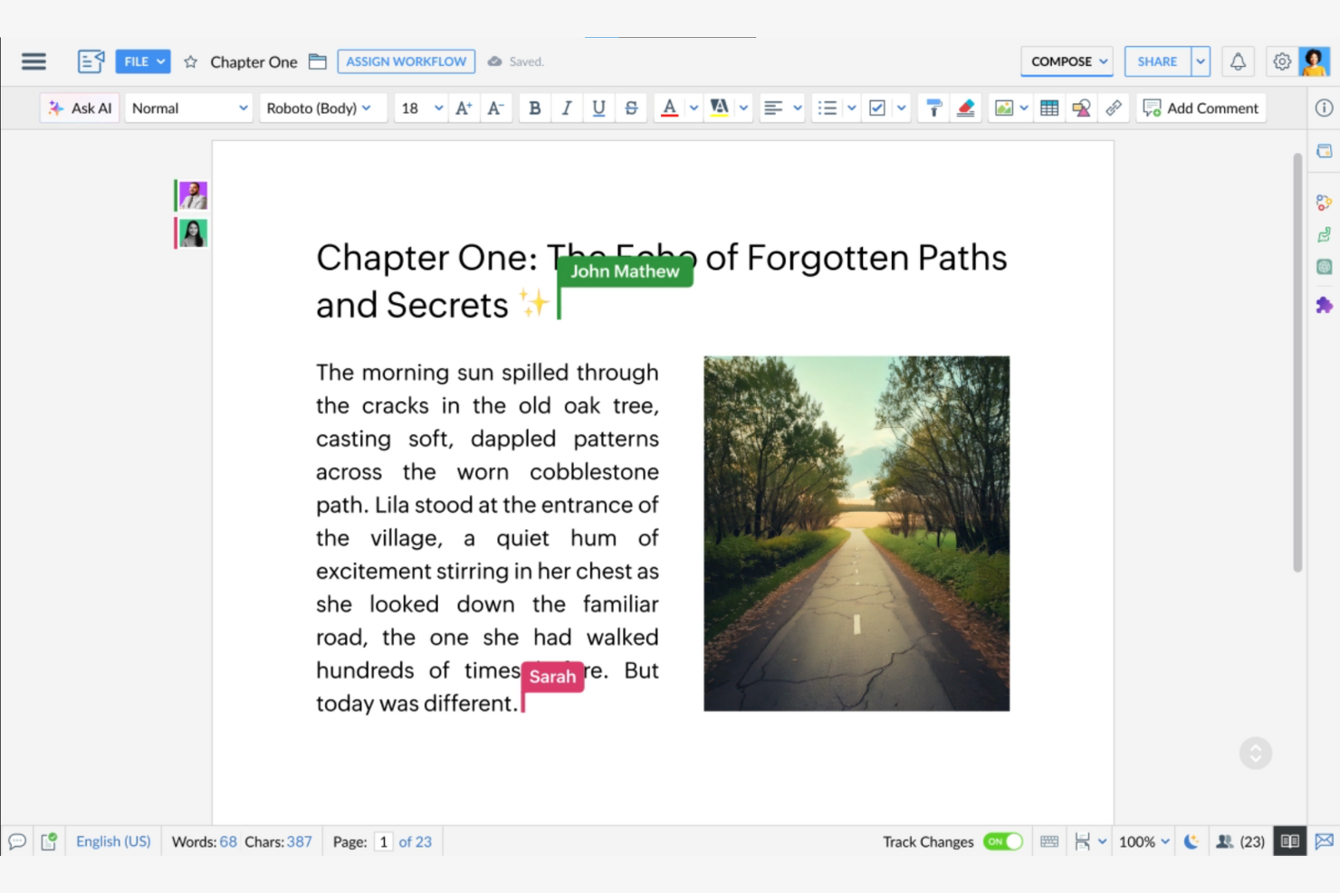 Zoho screenshot - 19 Google Docs Alternatives Picked for 2026