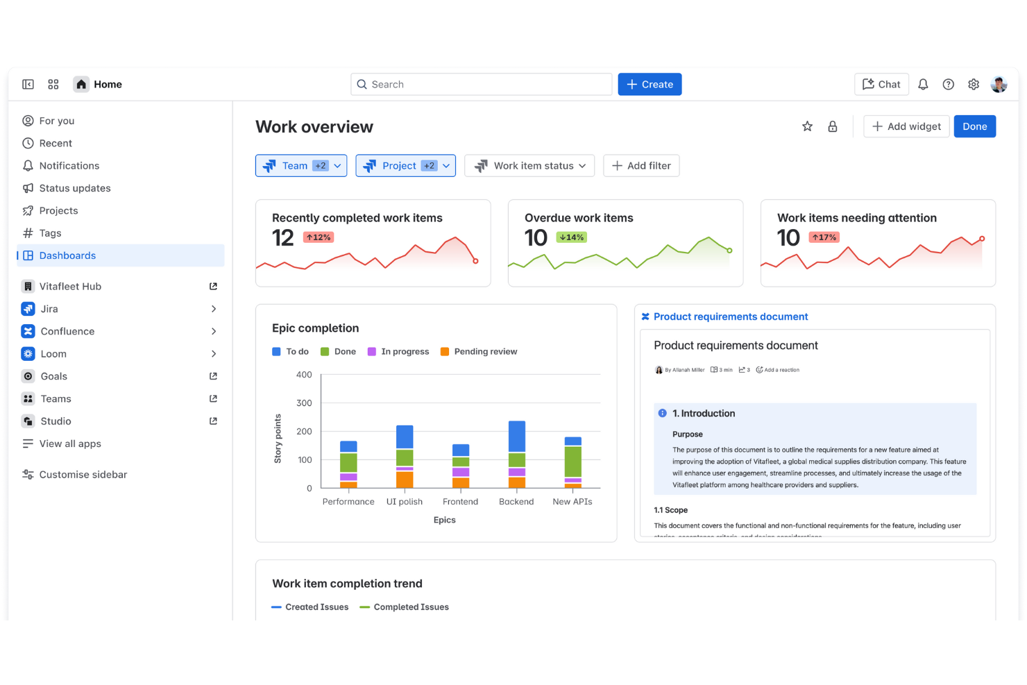 Atlassian screenshot - 15 Best Meta Workplace Alternatives for 2026