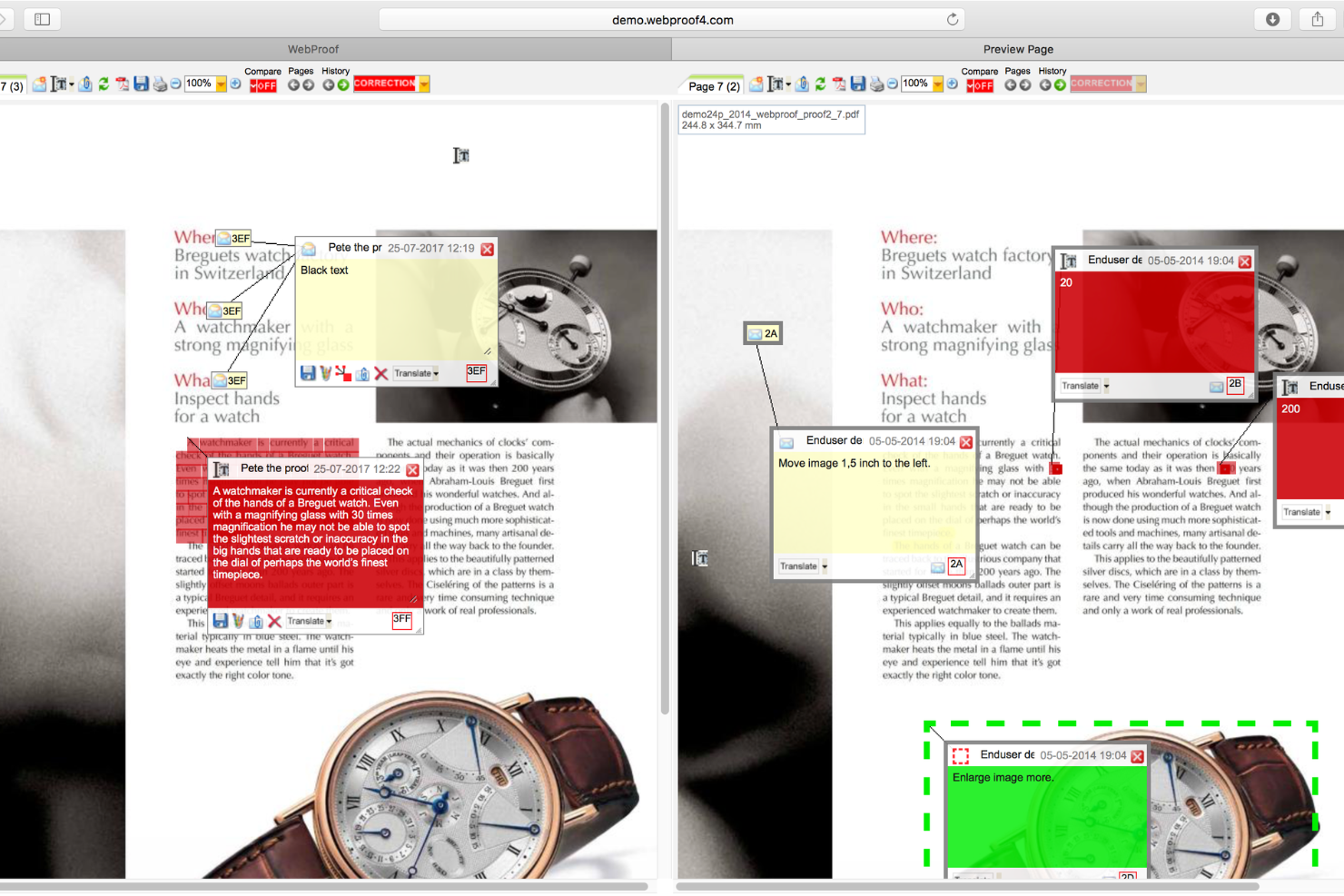WebProof screenshot - 15 Online Proofing Software Solutions Picked for 2026