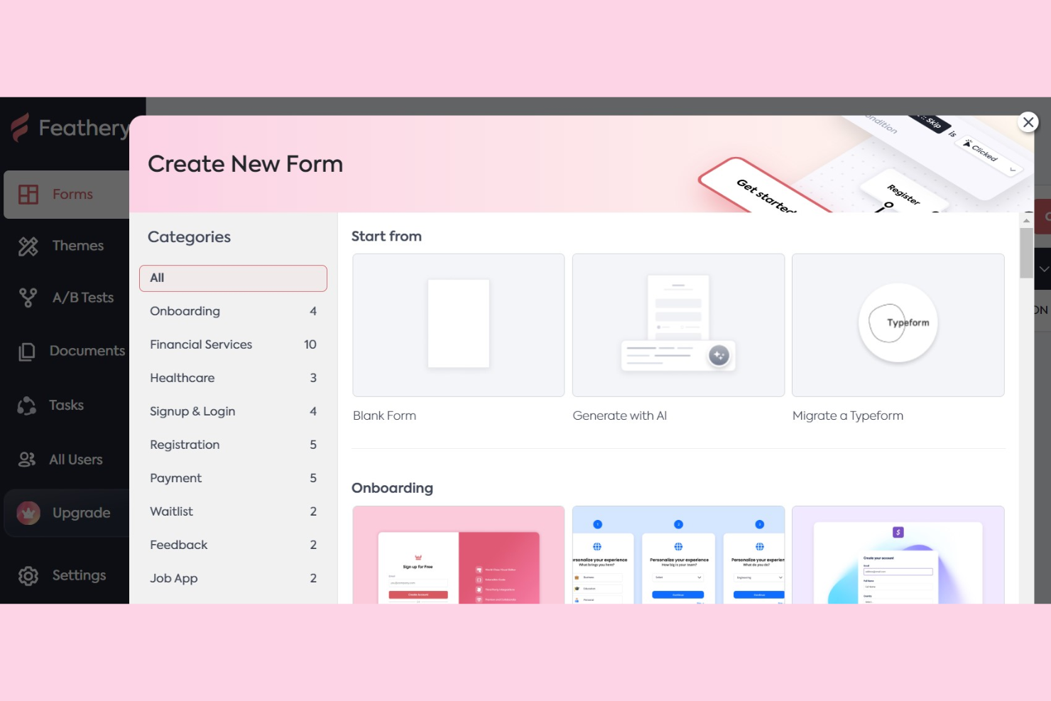 Feathery screenshot - 14 OCR Document Management Software for 2026