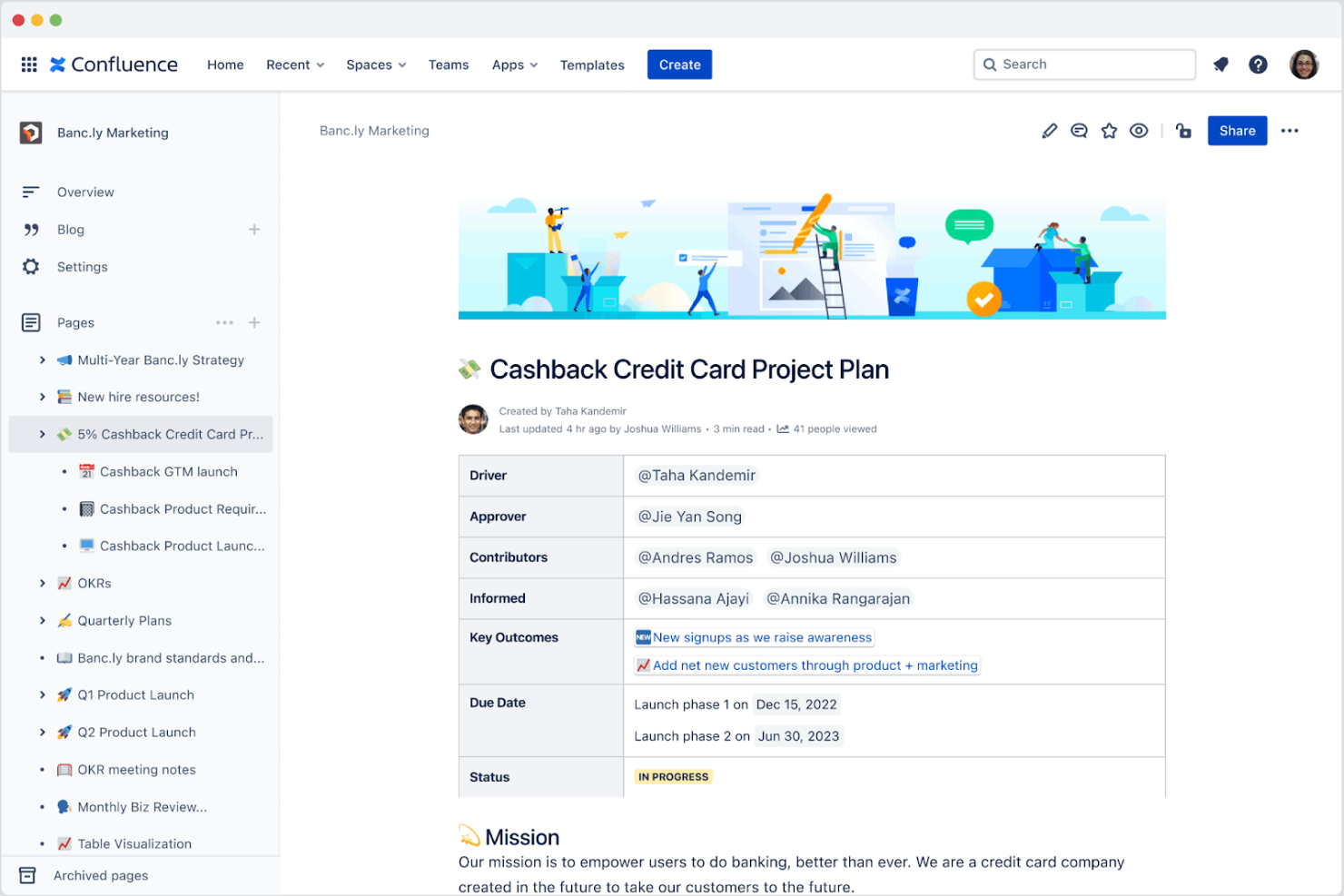 Confluence screenshot - 13 Best GitBook Alternatives for 2026