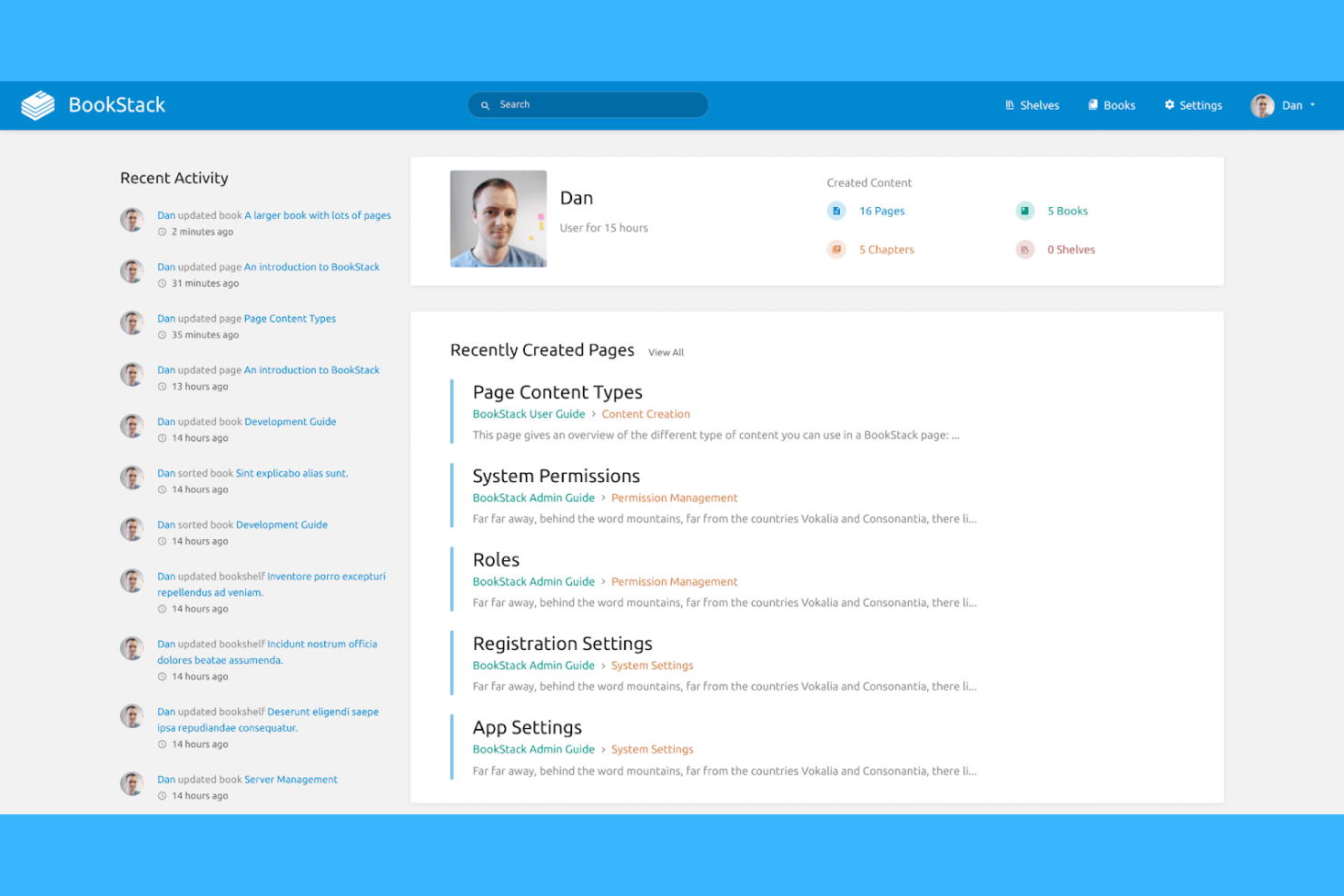 BookStack screenshot - 13 Best GitBook Alternatives for 2026