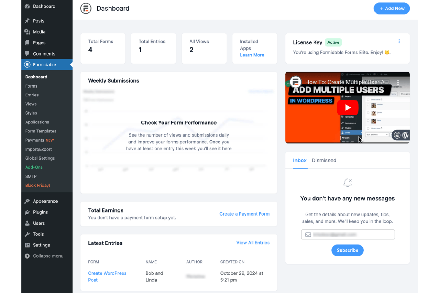 Formidable Forms screenshot - 13 Best Gravity Forms Alternatives for 2026