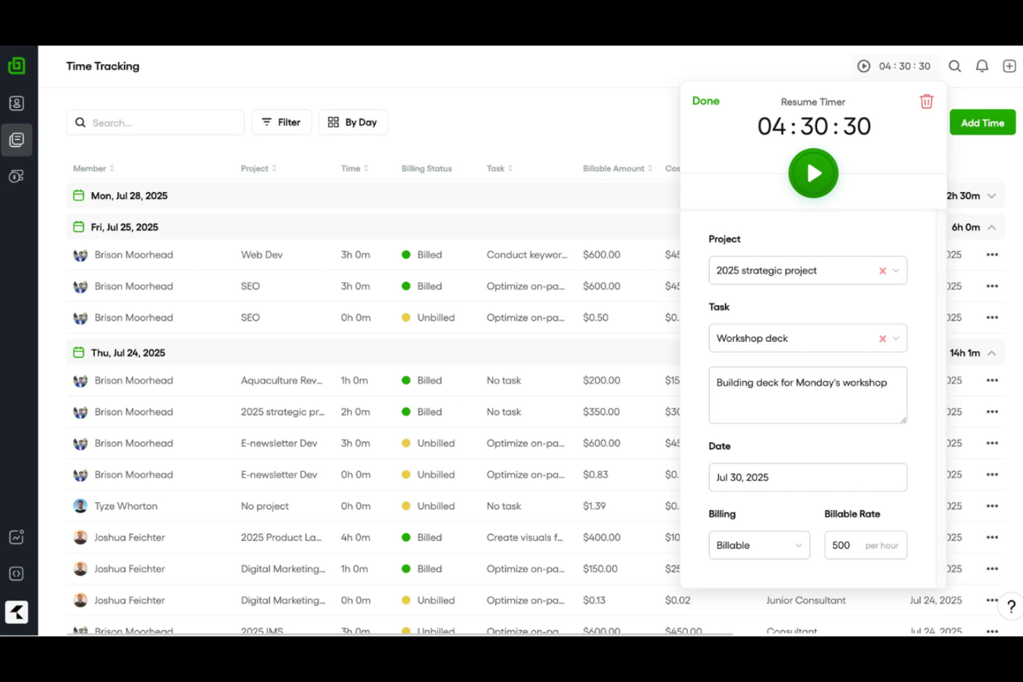 Bonsai screenshot - 14 Best Plutio Alternatives Picked for 2026