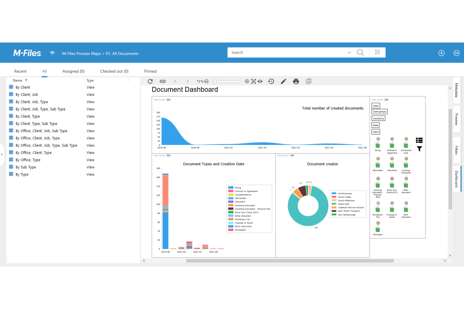 M-Files screenshot - 14 Compliance Document Management Software for 2026
