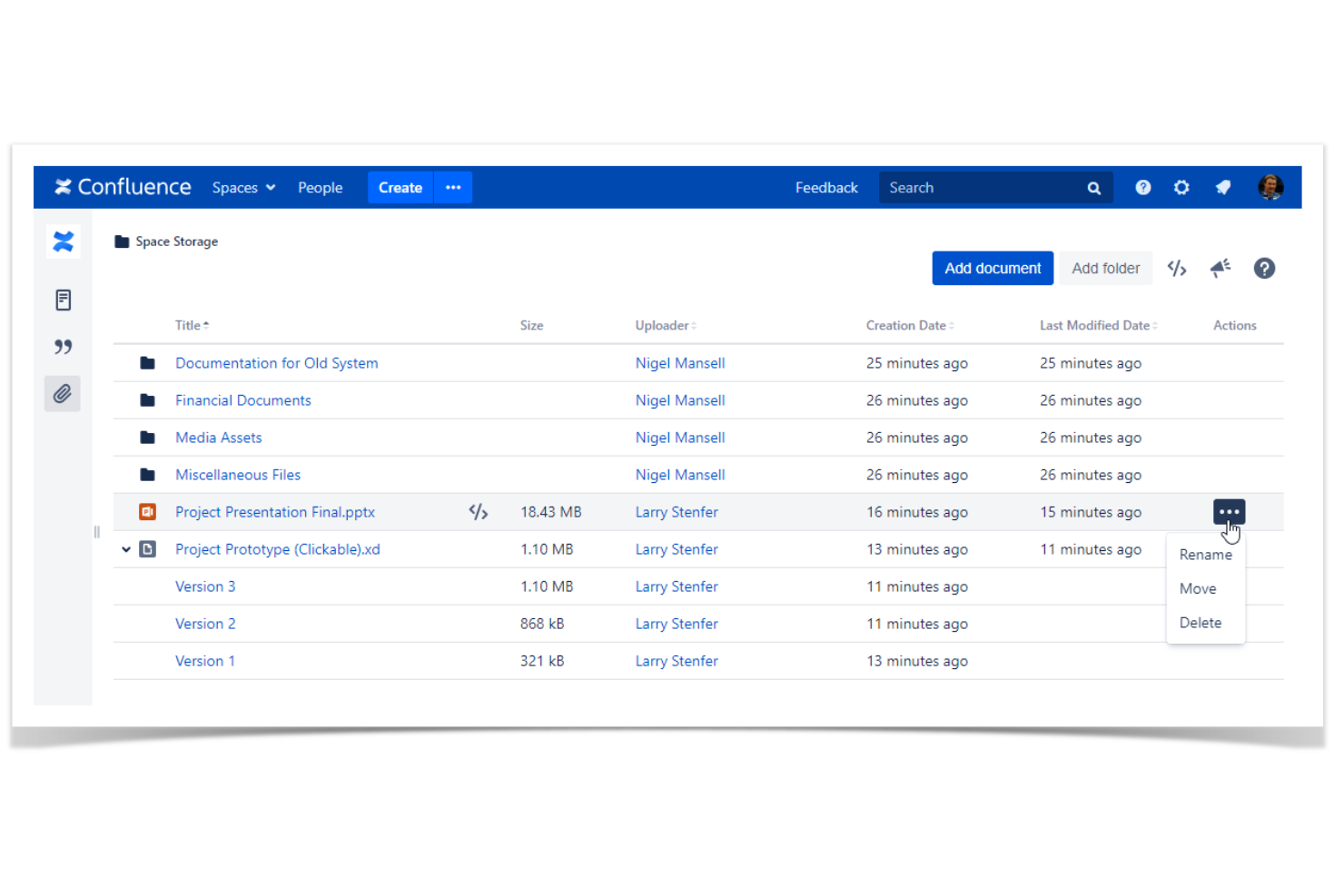 Confluence screenshot - 19 Best Cloud Productivity Software Picked for 2026