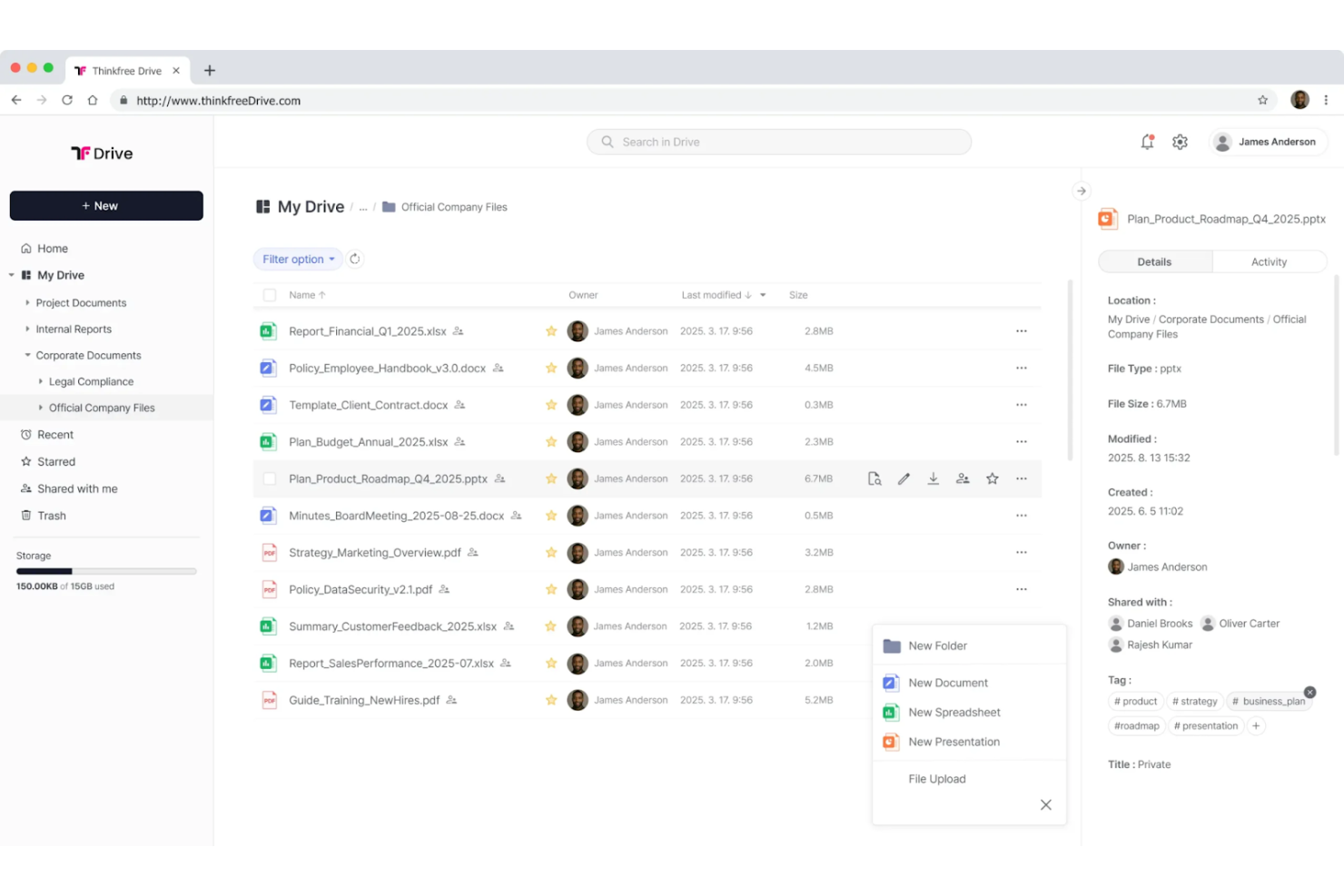ThinkFree screenshot - 17 Best LibreOffice Alternatives in 2026