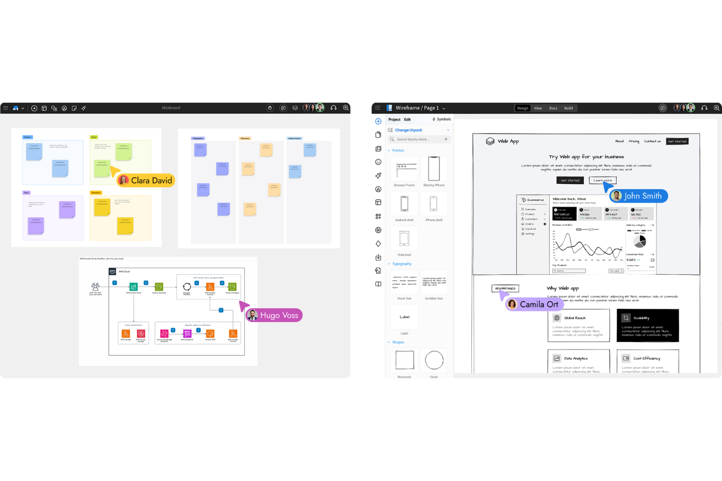 MockFlow screenshot - 17 Best Microsoft Whiteboard Alternatives in 2026