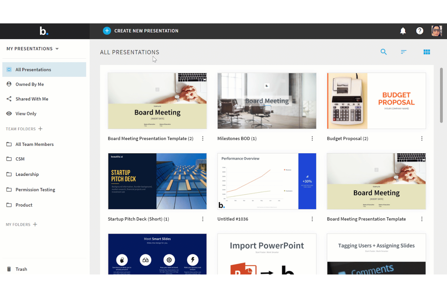 Beautiful.ai screenshot - 20 Best Visme Alternatives for 2026