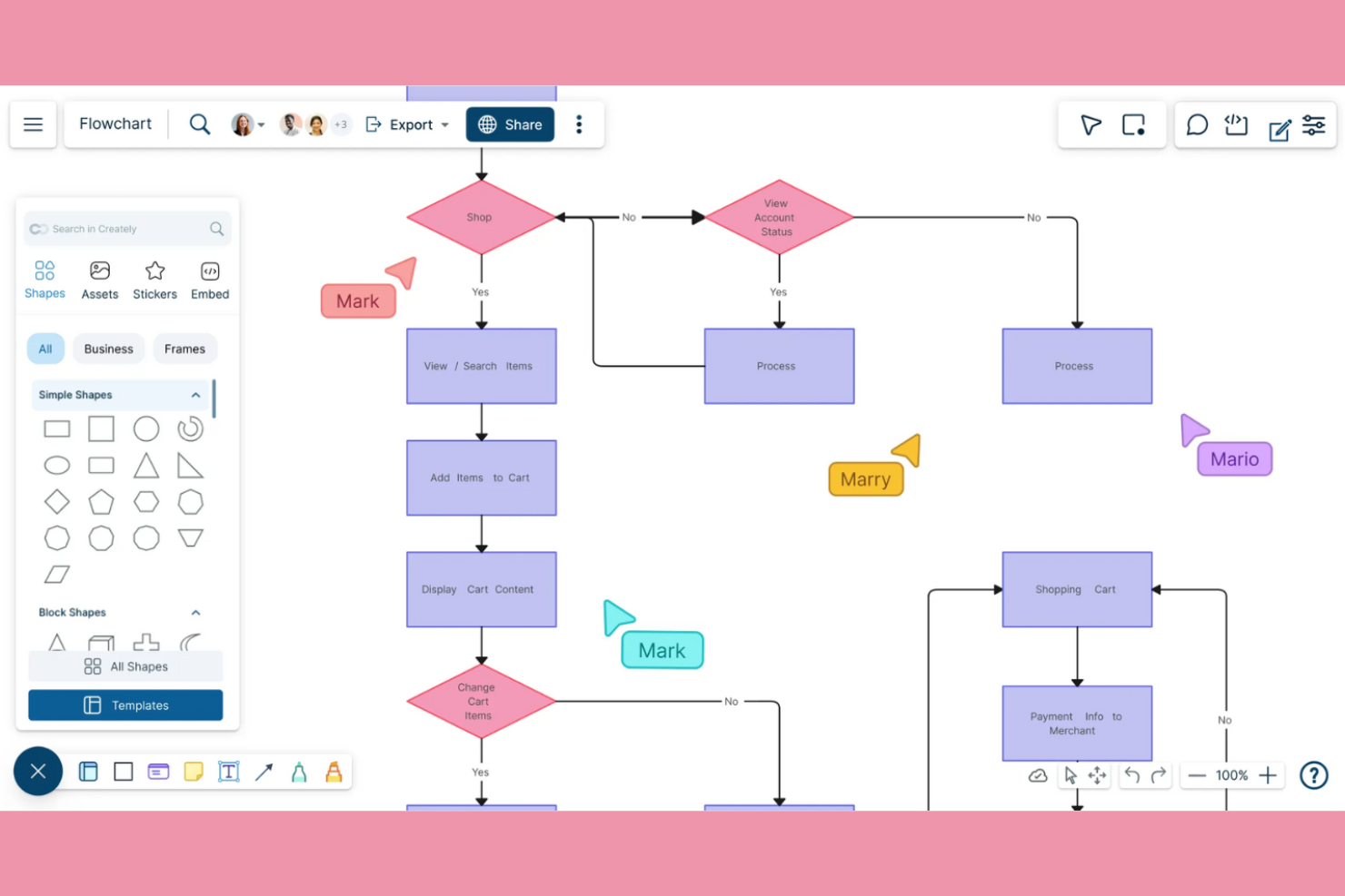 Creately screenshot - 20 Best draw.io Alternatives for 2026