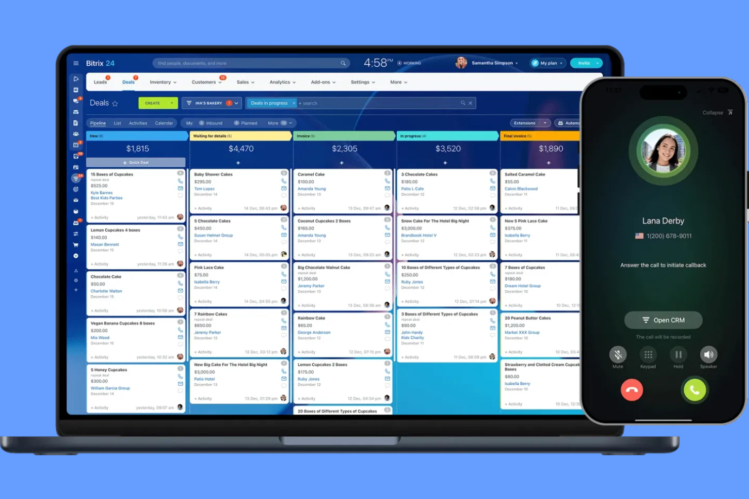 Bitrix24 screenshot - 22 Best Free Client Management Software Picks Recommended for 2026