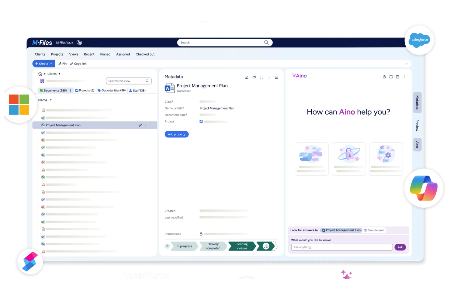 M-Files screenshot - 13 White Label Document Management Systems in 2026
